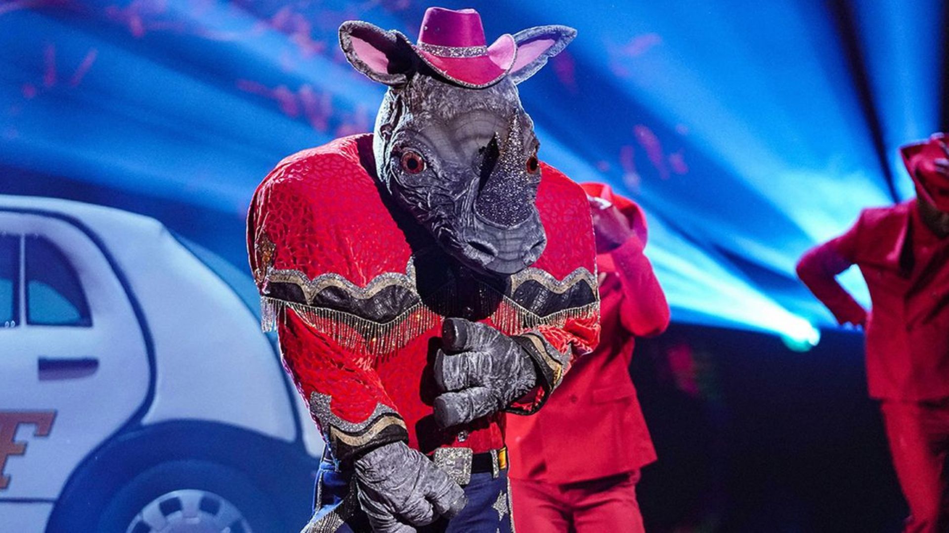 Fans of ‘The Masked Singer UK’ convinced Rhino is boy band star RETROPOP
