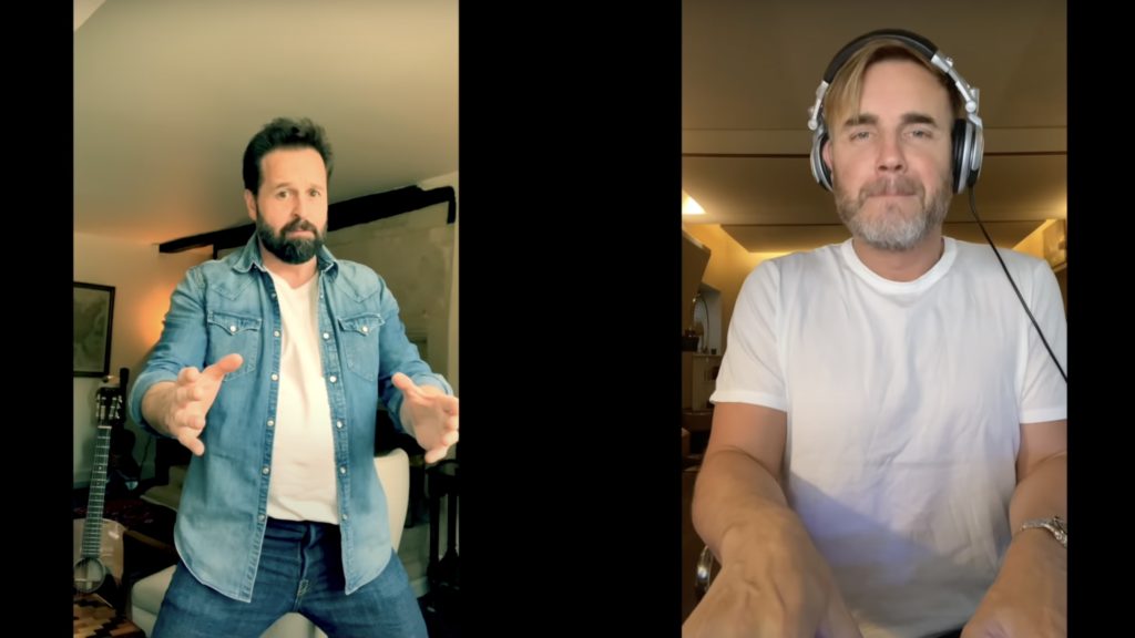 Gary Barlow Joins Alfie Boe And Friends Livestream Retro Pop