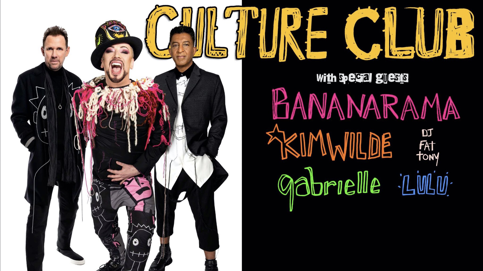 afgår længde Soak Culture Club returning to the stage with Bananarama, Kim Wilde for Summer  shows - Retro Pop