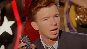 Rick Astley She Wants To Dance With Me Credit YouTube