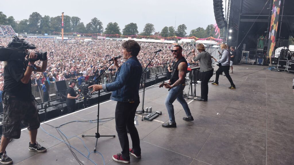 Busted Hanson BBC Radio 2 Live In The Park Credit BBCSarah Jeynes